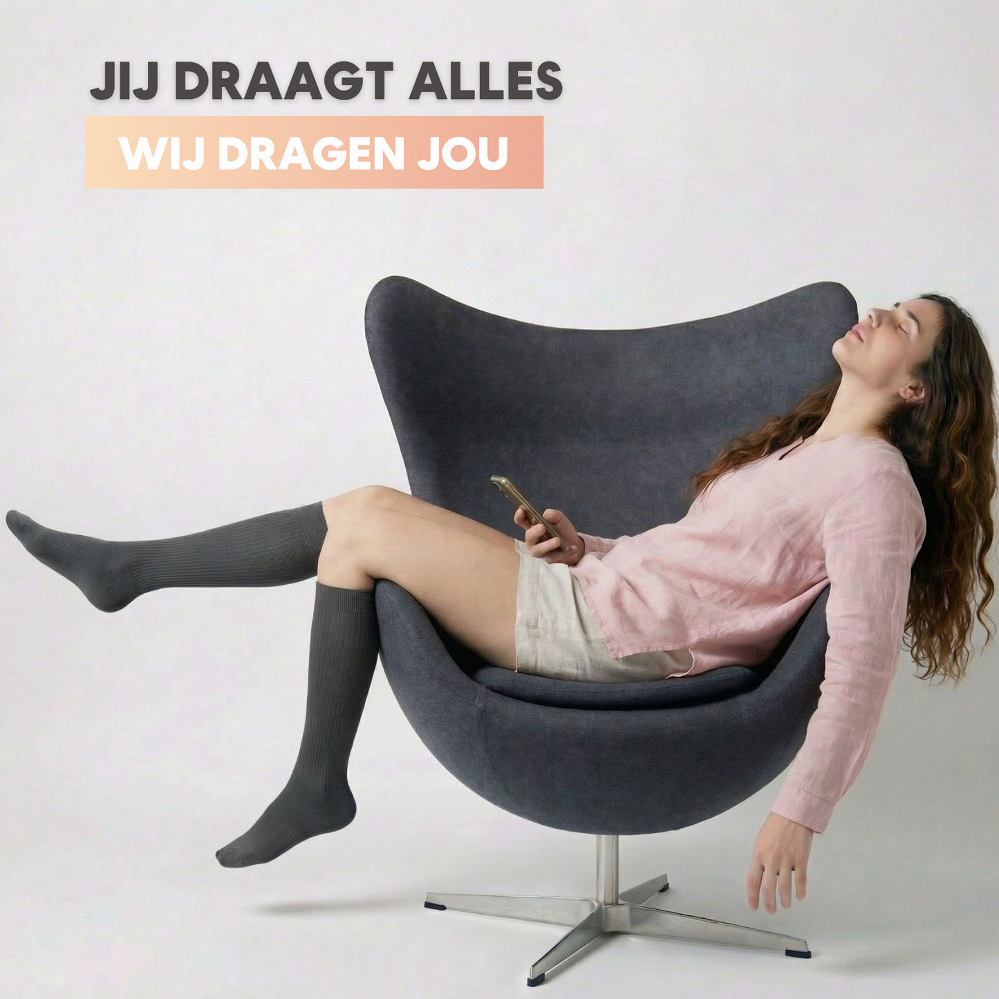 Swelly Comfort Sokken - Grijs