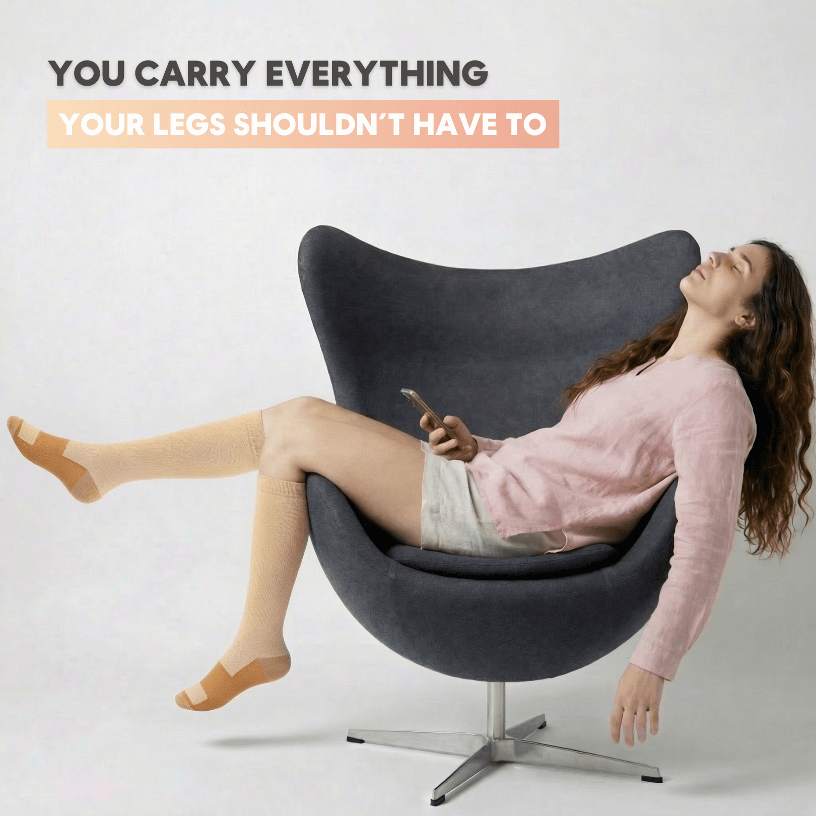 Swelly™ Nude All - Day Compression Socks - Swelly