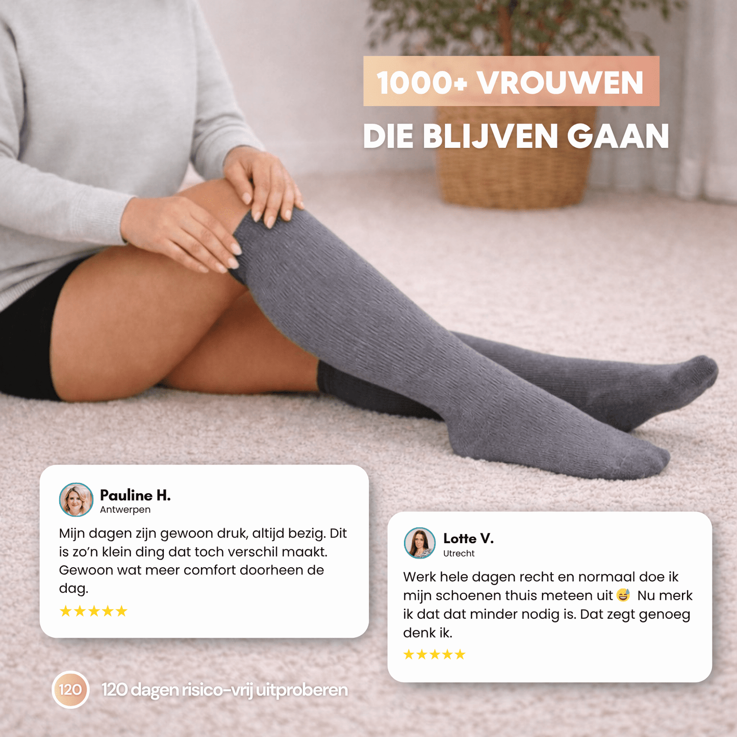 Swelly Comfort Sokken - Grijs - Swelly