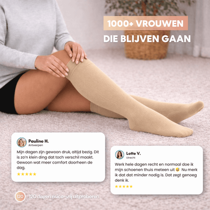 Swelly Comfort Sokken - Beige - Swelly