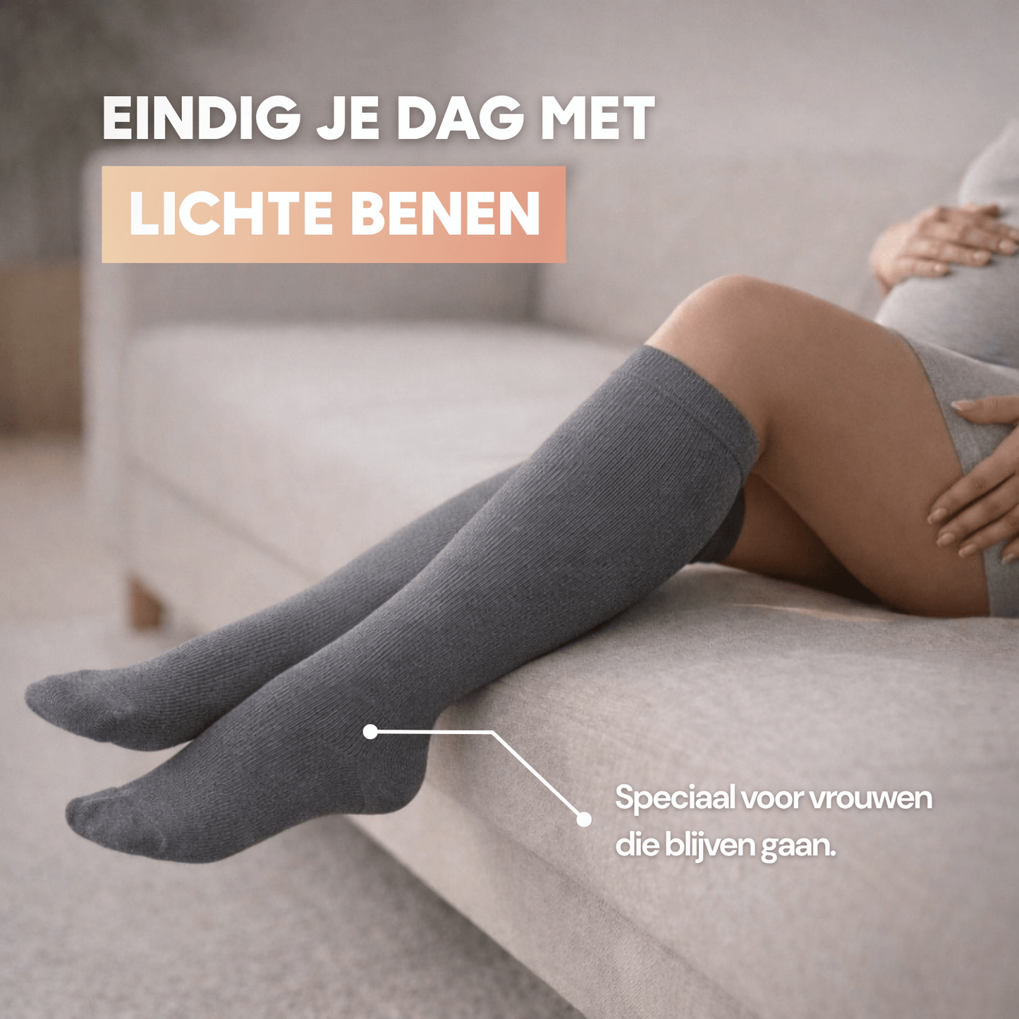 Swelly Comfort Sokken - Grijs - Swelly