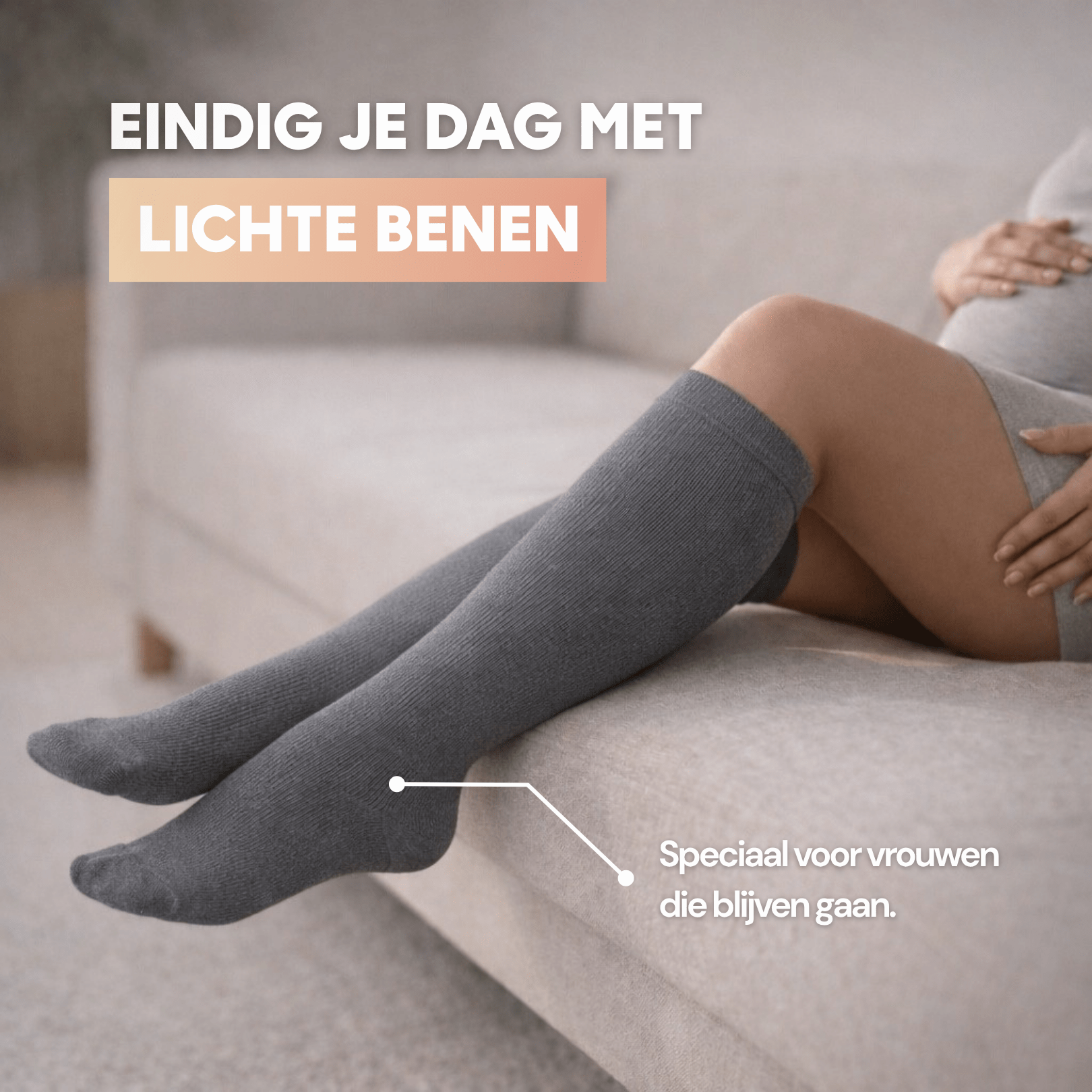 Swelly Comfort Sokken - Grijs - Swelly