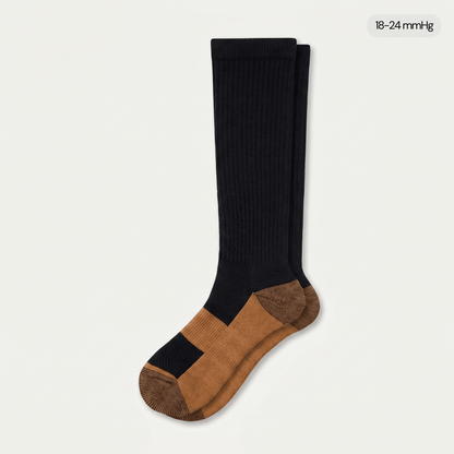 Women's Everyday Compression Knee High Socks - Midnight - Swelly
