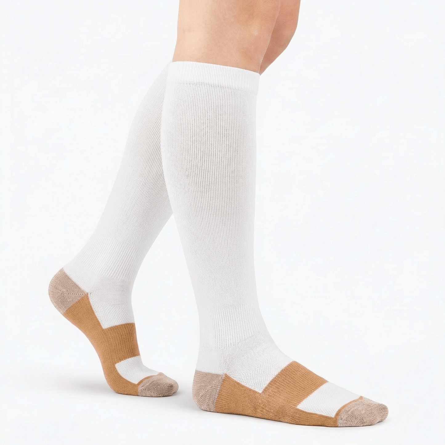 Women's Everyday Compression Knee High Socks - Ivory