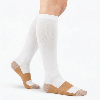Women's Everyday Compression Knee High Socks - Ivory